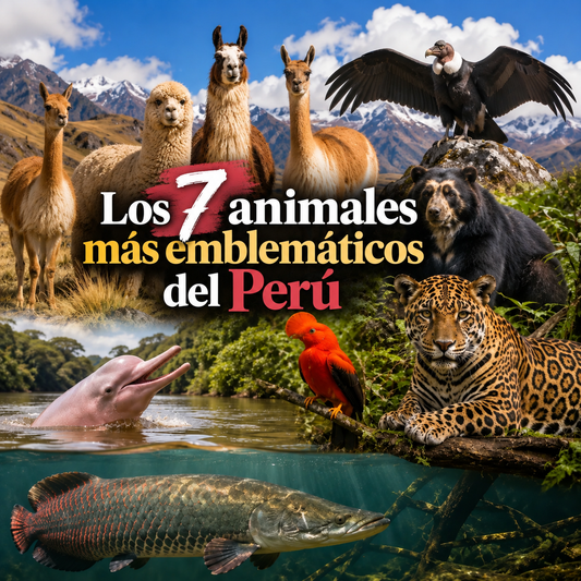 Los 7 animales más emblemáticos del Perú, del cóndor andino al paiche amazónico