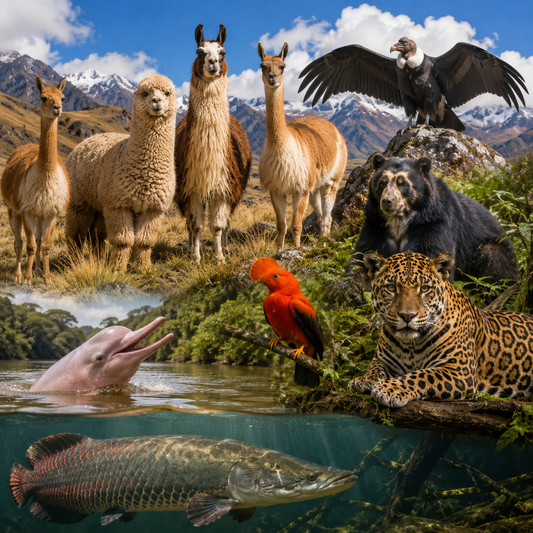 Los 7 animales más emblemáticos del Perú, del cóndor andino al paiche amazónico