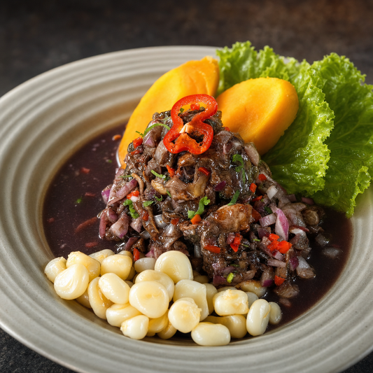 Ceviche de conchas negras