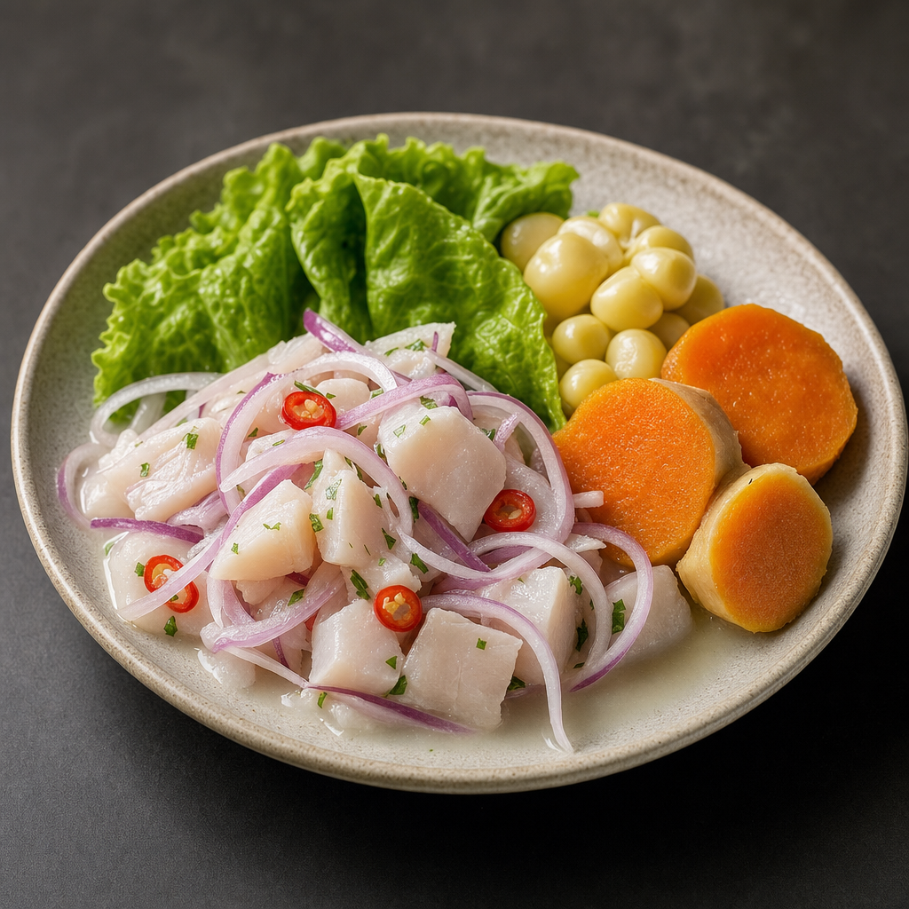 Ceviche de lenguado